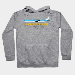 Boeing B777-300ER - KLM Royal Dutch Airlines "Old Colours" Hoodie